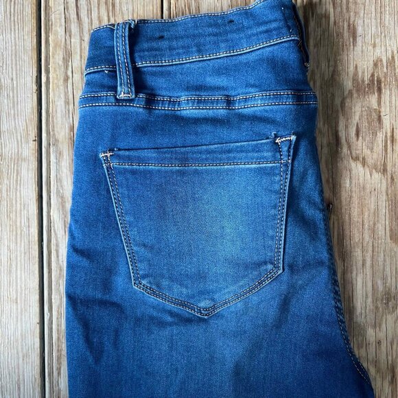 Nicole Miller Womens Blue Wash 5 Pocket Stretch SOHO High Rise Skinny Jeans Sz 4 - Picture 12 of 12